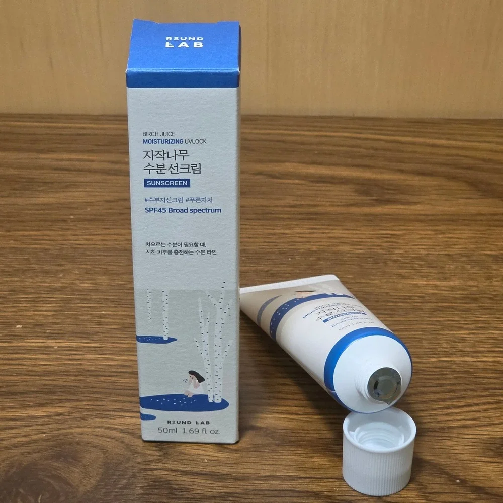 Round Lab Birch Juice Moisturizing UVLOCK Sunscreen SPF45 50ml New Sealed 2027